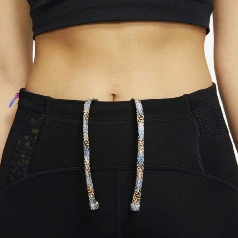 Nike Women Nike Black Speed Icon 7/8 Running Tight Pant Leggings Size XS - Picture 3 of 13